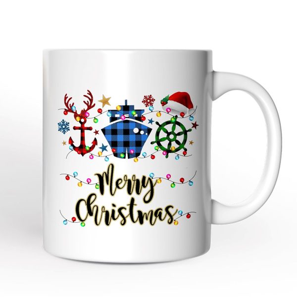 Personalized Mug Cruise Vacation Buffalo Plaid Christmas Gift Personalized Mug Cruise Vacation Buffalo Plaid Christmas Gift