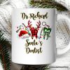 Personalized Mug Dentist Buffalo Plaid Christmas, Dental Gift Personalized Mug Dentist Buffalo Plaid Christmas, Dental Gift