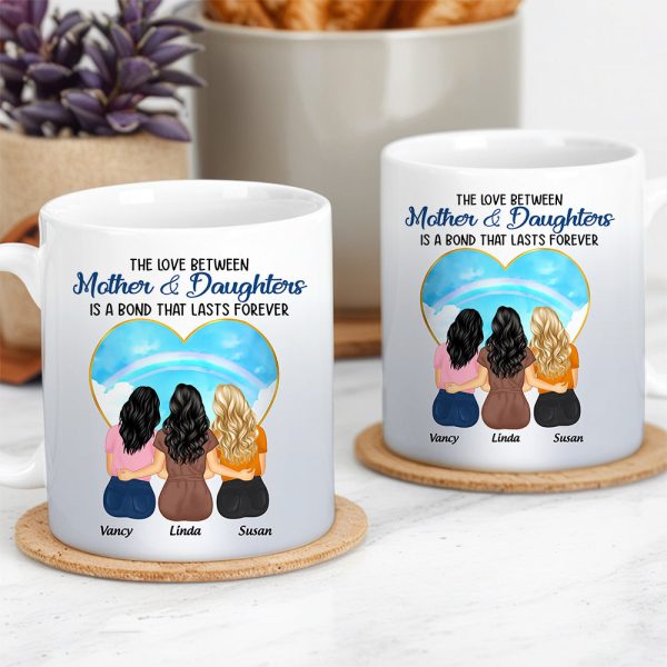 Personalized Mug for Mother and Daughters Heartwarming Family Gift with Custom Names, Great for Mother's Day or Family Gatherings Personalized Mug for Mother and Daughters Heartwarming Family Gift with Custom Names, Great for Mother's Day or Family Gatherings