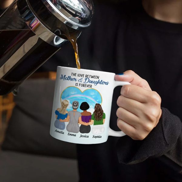 Personalized Mug for Mother and Daughters Heartwarming Family Gift with Custom Names, Great for Mother's Day or Family Gatherings Personalized Mug for Mother and Daughters Heartwarming Family Gift with Custom Names, Great for Mother's Day or Family Gatherings