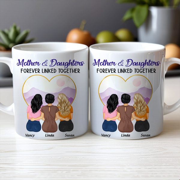 Personalized Mug for Mother and Daughters Heartwarming Family Gift with Custom Names, Great for Mother's Day or Family Gatherings Personalized Mug for Mother and Daughters Heartwarming Family Gift with Custom Names, Great for Mother's Day or Family Gatherings
