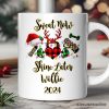 Personalized Mug Gym Buffalo Plaid Christmas, Personal Trainer Gift Personalized Mug Gym Buffalo Plaid Christmas, Personal Trainer Gift