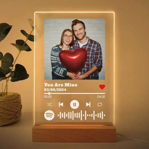 Personalized Music Photo Acrylic LED Plaque