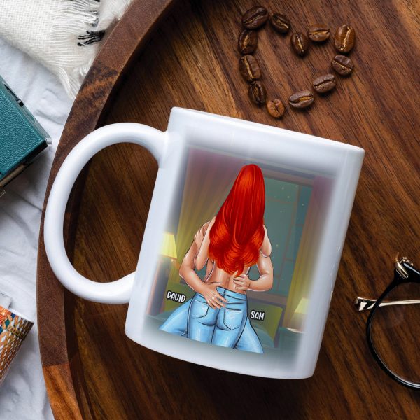Personalized Naughty Couple Mug, Roses Are Red Violets Are Blue