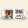 Personalized Naughty Couple Mug, Roses Are Red Violets Are Blue