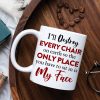 Personalized Naughty Couple Mug, The Only Place You Have To Sit In Is My Face
