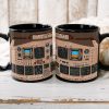 Personalized Plane Dashboard Mug, Custom Airplane Cockpit, Gift For Airplane Lovers (AP0402)