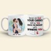 Personalized Romantic Couple Mug, Your Cheeks Will Be Too Once I'm Finished With Spanking You, Funny Gift For Couple
