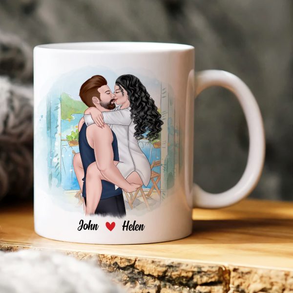 Personalized Romantic Couple Mug, Your Cheeks Will Be Too Once I'm Finished With Spanking You, Funny Gift For Couple