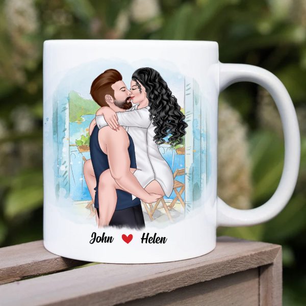 Personalized Romantic Couple Mug, Your Cheeks Will Be Too Once I'm Finished With Spanking You, Funny Gift For Couple