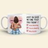 Personalized Sexy Couple - Custom Coffee Mug - Just In Case No One Told You Today