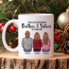 Personalized Siblings Christmas Mug, Personalized Brothers and Sisters Ornament, Siblings Gift Personalized Siblings Christmas Mug, Personalized Brothers and Sisters Ornament, Siblings Gift