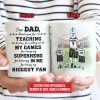 Personalized Soccer Dad And Child Thank You Custom Kid Custom Mug Personalized Soccer Dad And Child Thank You Custom Kid Custom Mug