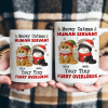 Personalized White Ceramic Mug for Cat Lovers Meowy Catmas Tiny Furry Overlords Design Funny Custom Gift for Your Human Servant Personalized White Ceramic Mug for Cat Lovers Meowy Catmas Tiny Furry Overlords Design Funny Custom Gift for Your Human Servant