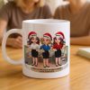 Personalized White Ceramic Mug for Coworkers Funny Office Scene, Custom Work Besties, Unique Gift for Colleagues Personalized White Ceramic Mug for Coworkers Funny Office Scene, Custom Work Besties, Unique Gift for Colleagues