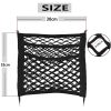 Pet Car Safety Net Barrier Rear Seat Fence with Storage Bag Pet Car Safety Net Barrier Rear Seat Fence with Storage Bag