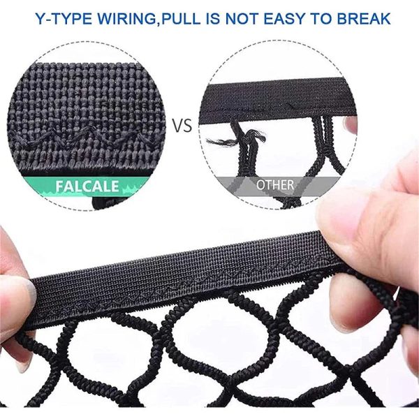 Pet Car Safety Net Barrier Rear Seat Fence with Storage Bag Pet Car Safety Net Barrier Rear Seat Fence with Storage Bag