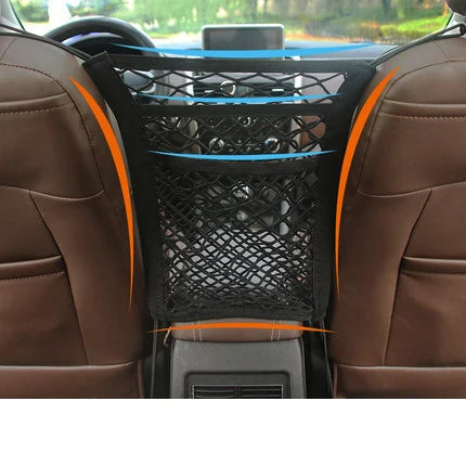 Pet Car Safety Net Barrier Rear Seat Fence with Storage Bag Pet Car Safety Net Barrier Rear Seat Fence with Storage Bag