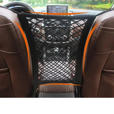 Pet Car Safety Net Barrier Rear Seat Fence with Storage Bag Pet Car Safety Net Barrier Rear Seat Fence with Storage Bag