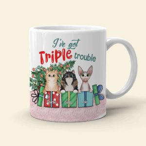 Pet Trouble, Personalized Troublemaker White Mug