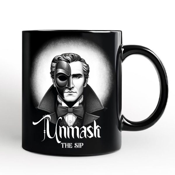 Phantom Opera Spooky Portrait Personalized Mug Horror Villain Theme Halloween Gift with Custom Name Phantom Opera Spooky Portrait Personalized Mug Horror Villain Theme Halloween Gift with Custom Name