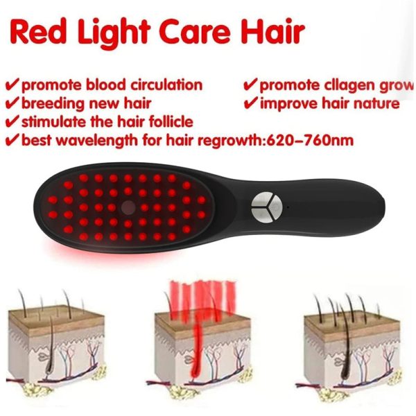 Phototherapy Hair Regrowth Brush Phototherapy Hair Regrowth Brush