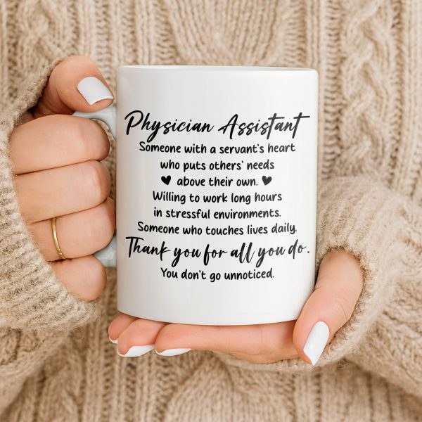 Physician Assistant Thank You For All You Do - Personalized Custom Coffee Mug - DOC082_MG Physician Assistant Thank You For All You Do - Personalized Custom Coffee Mug - DOC082_MG
