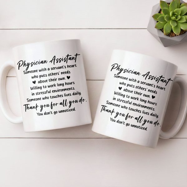 Physician Assistant Thank You For All You Do - Personalized Custom Coffee Mug - DOC082_MG Physician Assistant Thank You For All You Do - Personalized Custom Coffee Mug - DOC082_MG
