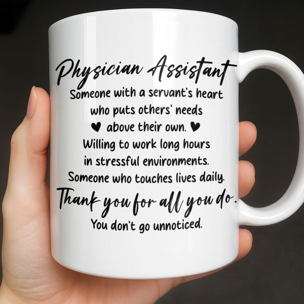 Physician Assistant Thank You For All You Do - Personalized Custom Coffee Mug - DOC082_MG Physician Assistant Thank You For All You Do - Personalized Custom Coffee Mug - DOC082_MG