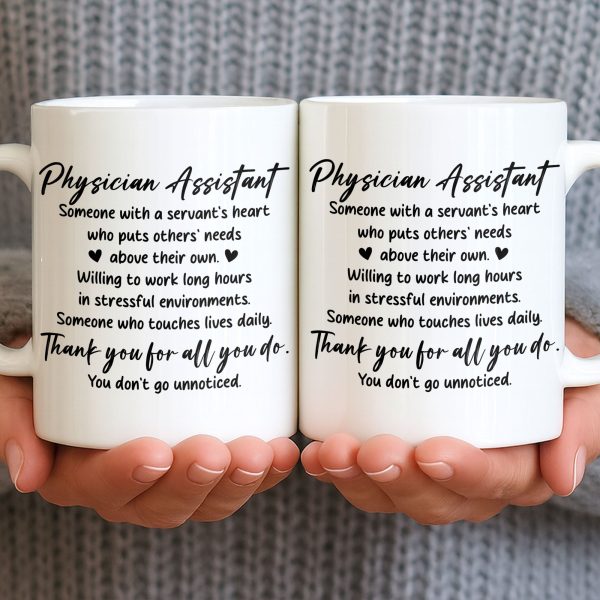 Physician Assistant Thank You For All You Do - Personalized Custom Coffee Mug - DOC082_MG Physician Assistant Thank You For All You Do - Personalized Custom Coffee Mug - DOC082_MG