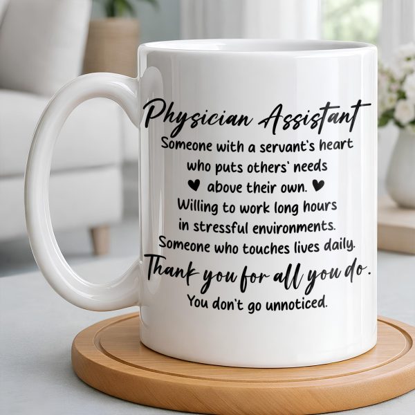 Physician Assistant Thank You For All You Do - Personalized Custom Coffee Mug - DOC082_MG Physician Assistant Thank You For All You Do - Personalized Custom Coffee Mug - DOC082_MG