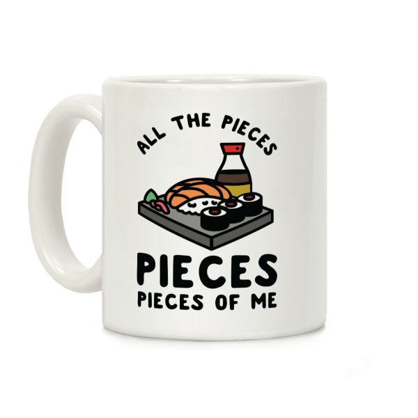 Pieces of Me Sushi Coffee Mug Pieces of Me Sushi Coffee Mug