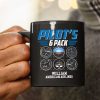 Pilot's 6 Pack Personalized Pilot Mug, Gift For Airplane Lovers