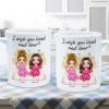Pink Girls Wish You Lived Next Door Personalized Mug