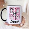 Pink Halloween Ghost Personalized Mug, Coquette Spooky Season Gift with Custom Name for Girly Aesthetic Pink Halloween Ghost Personalized Mug, Coquette Spooky Season Gift with Custom Name for Girly Aesthetic