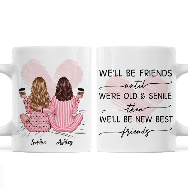 Pink Pajamas Women No Greater Gift Than Sisters, Besties Personalized Mug, Heartfelt Gift For Sisters, Besties