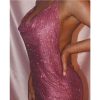 Pink Rhinestone Dress
