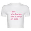 Pink Text Graphic Tee Pink Text Graphic Tee