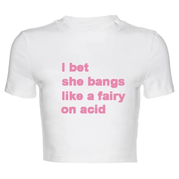 Pink Text Graphic Tee Pink Text Graphic Tee
