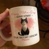 Pink Tone Happy Mother's Day Human Servant Cartoon Funny Cats Personalized Mug