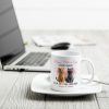 Pink Tone Happy Mother's Day Human Servant Cartoon Funny Cats Personalized Mug