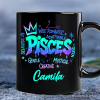 Pisces Graffiti Zodiac Personalized Mug, Street Style Astrology Horoscope Gift with Custom Name Pisces Graffiti Zodiac Personalized Mug, Street Style Astrology Horoscope Gift with Custom Name