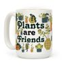 Plants Are Friends Retro Coffee Mug Plants Are Friends Retro Coffee Mug