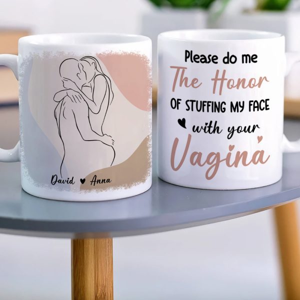 Please Do Me The Honor Personalized Couple Mug, Gift For Couple