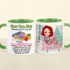Please Don't Ask me What I'll Be Making With This Yarn Personalized Knitting Crochet Mug, Christmas Tree Decor