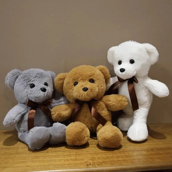 Plush Bear Toy - Soft Stuffed Animal Doll in 16 Styles
