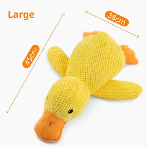 Plush Duck Toy: Bite-Resistant, Soothing Sounds for Happy Playtime!