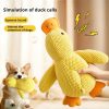Plush Duck Toy: Bite-Resistant, Soothing Sounds for Happy Playtime!