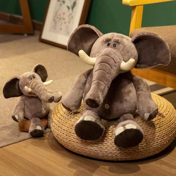 Plush Elephant Stuffed Toy - Adorable Home Decor & Perfect Gift!