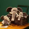 Plush Elephant Stuffed Toy - Adorable Home Decor & Perfect Gift!